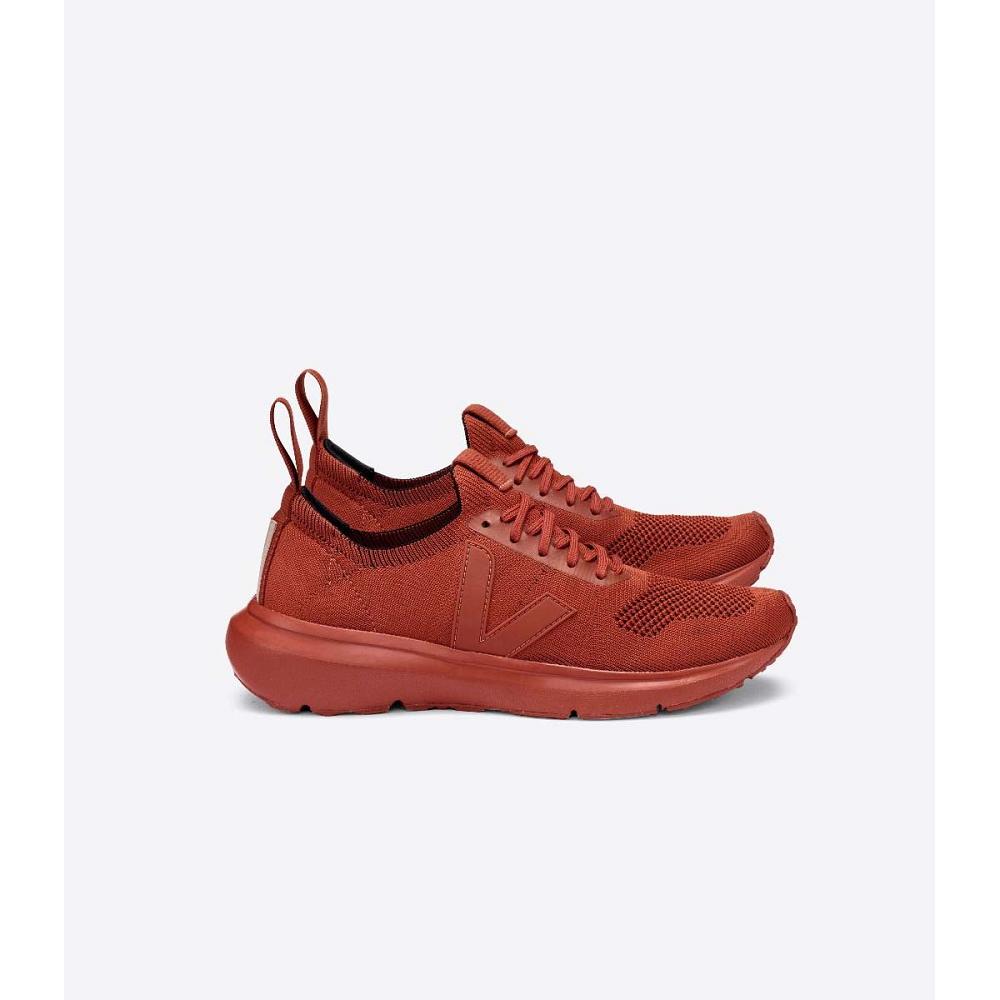 Adidasi Alergare Dama Veja V-KNIT VEJA X RICK OWENS FULL RUST Rosii | RO 410LIS